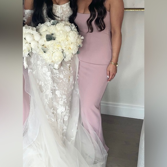 NOOKIE BAILEY GOWN ANTIQUE ROSE PINK - Picture 5 of 6